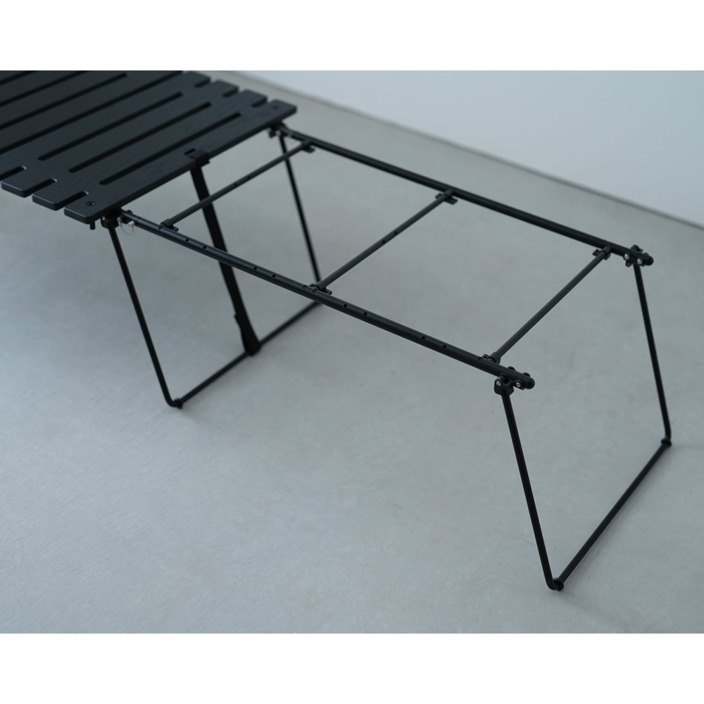[예약판매] 에이치엑스오 디자인 멀티펑션 익스텐션 테이블 (블랙/알루미늄) (스트립 테이블 호환)/HXO_C5XO406BK