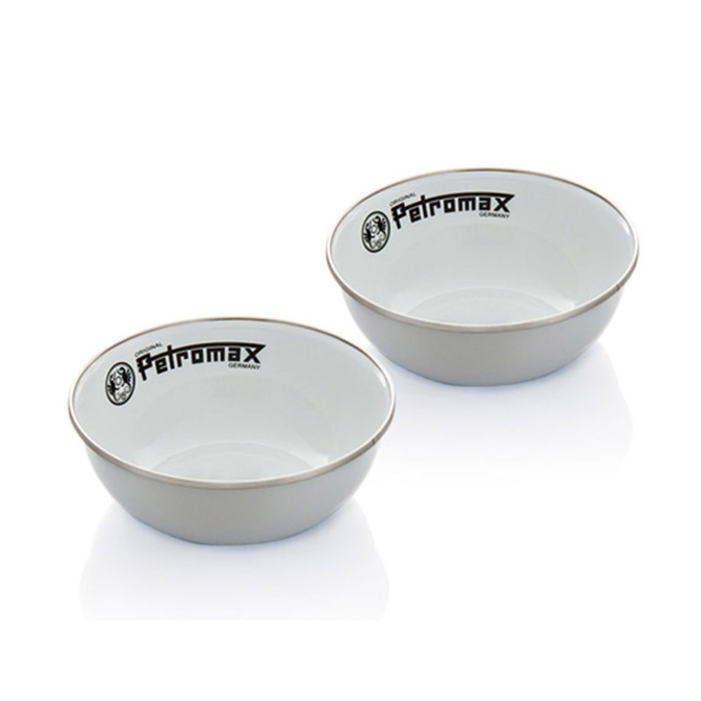 페트로막스 에나멜 보울 캠핑용 그릇(2개입), 화이트(PM-PX-BOWL-W)/PETROMAX ENAMEL BOWLS IN WHITE(2 PCS)_C9PA101WH