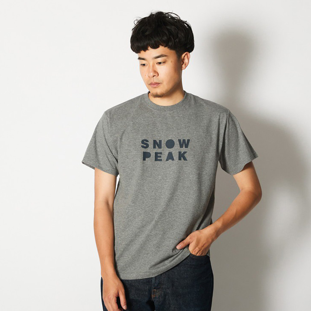 스노우피크 어패럴 티셔츠 캠퍼/SNOWPEAK_SNOWPEAKER T-SHIRT CAMPER_M.GREY_(TS-24SU003MG)_CPSK415Y4
